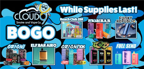 BOGO Vape Deals You Can’t Miss – Shop Now at Cloud 9!