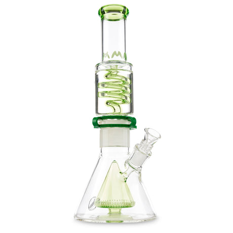 MAV Slitted Pyramid Beaker Freezable Coil Water Pipe