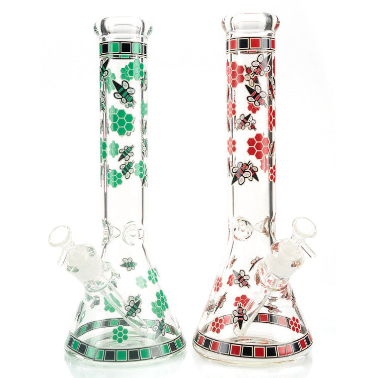 Gambino Large Bee Water Pipe 7mm