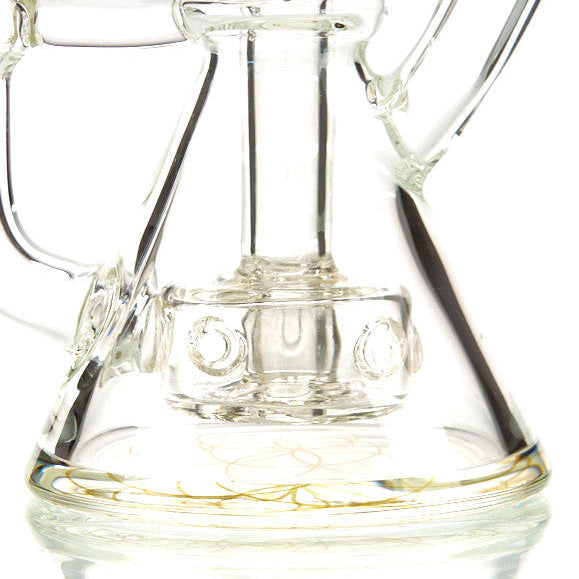 Mob Glass Hourglass Recycler Dab Rig