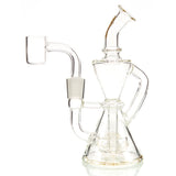 Mob Glass Hourglass Recycler Dab Rig