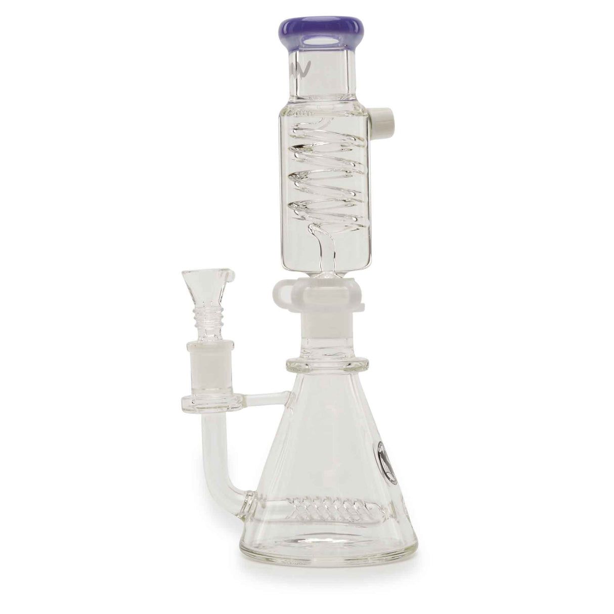 MAV Glass Mini Inline Freezable Coil Beaker Water Pipe