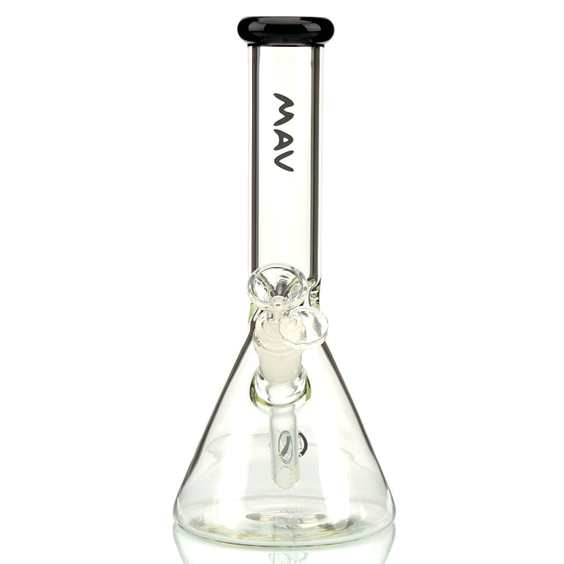 MAV Glass 10" Color Top Beaker Water Pipe