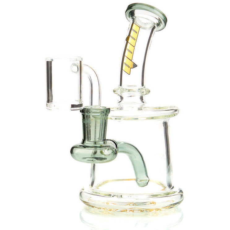 MOB Glass 2 Hole Banger Hanger Dab Rig