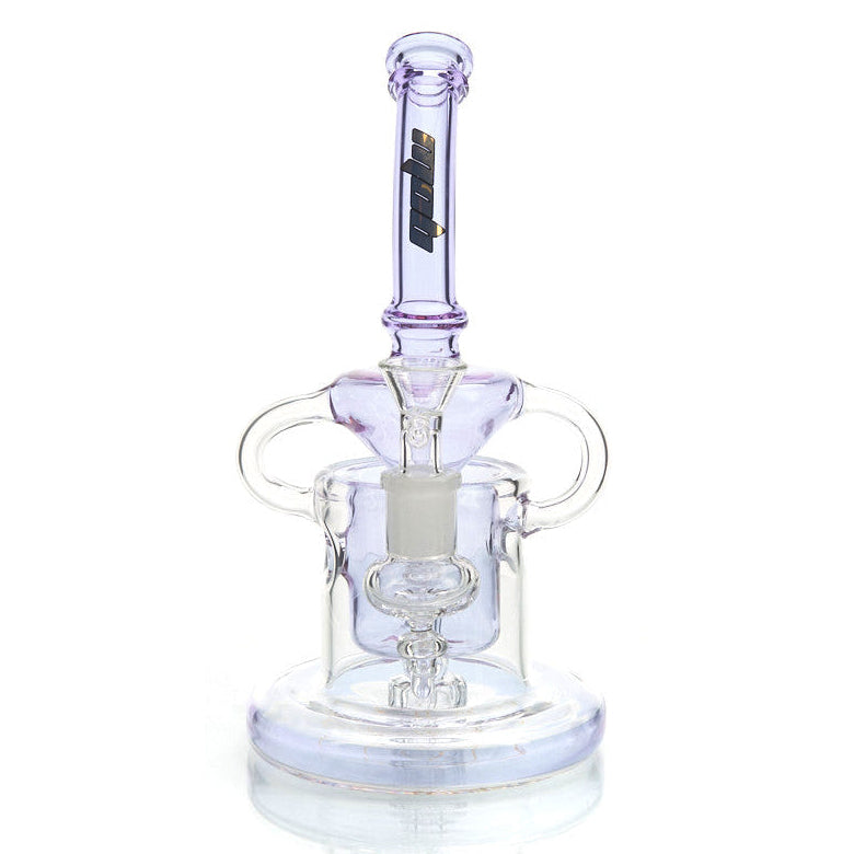 MOB Glass Bio-Hazard Purple Water Pipe