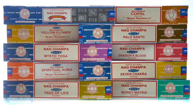 Satya Incense Nag Champa Group Shot