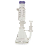 MAV Glass Mini Inline Coil Beaker Purple Right Side View