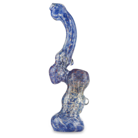 blue bubbler at 8" tall for sale at cloud 9 smoke co
