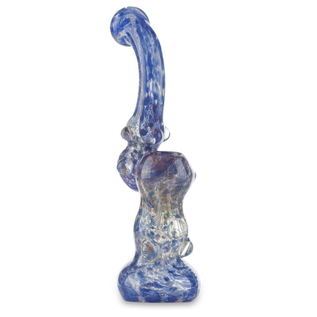 8" tall cheap glass blue bubbler for sale online