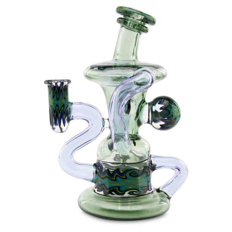 Andy G Transparent Klein recycler water pipe