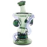 Andy G Transparent Klein heady dab rig blue and purple