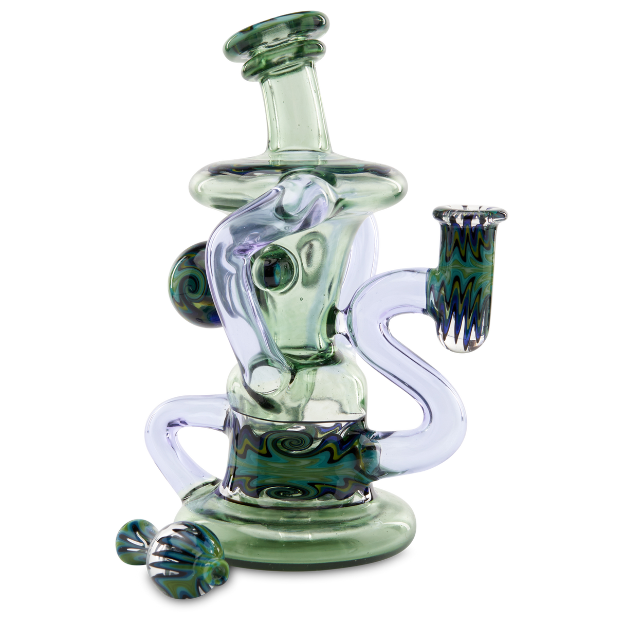 Andy G Transparent Klein one of a kind water pipe
