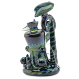 Andy G Bubbler Blue Wig Wag dry herb heady water pipe