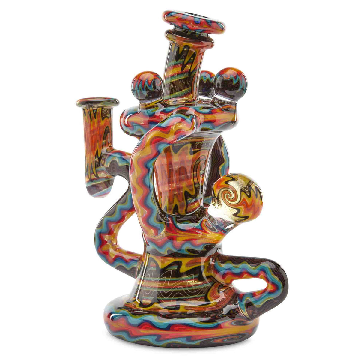 Andy G Layered Double Up Klein multi colored one of a kind water pipe