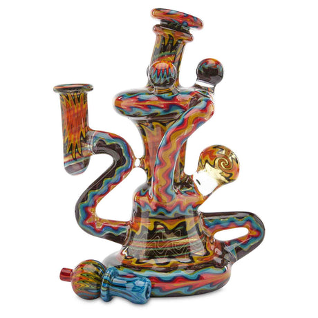 Andy G Layered Double Up Klein one of a kind heady glass art