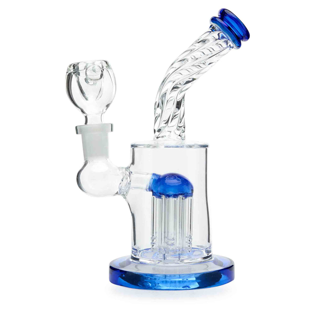 Twist Neck Water Pipe Blue