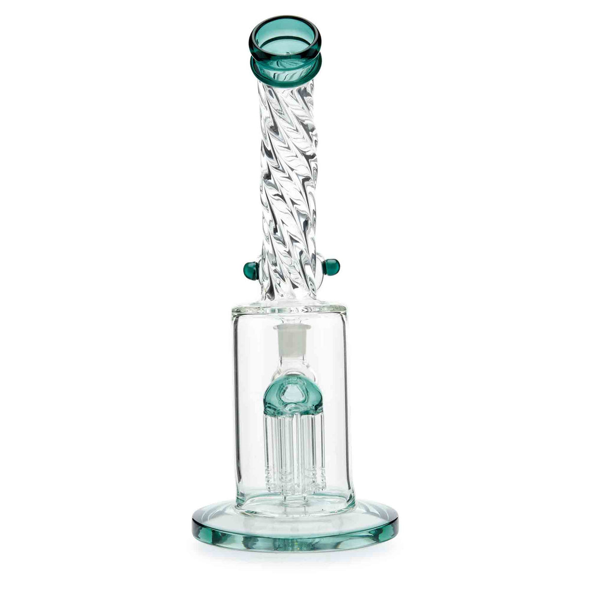 Twist Neck Water Pipe aqua dry herb water pipe