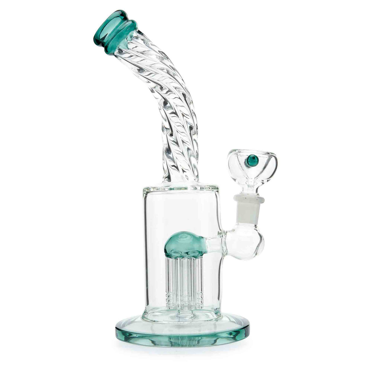 Twist Neck Water Pipe aqua herb pipe