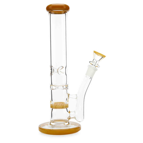 west coast honeycomb to turbine straight tube bong for smoking herbs gold
