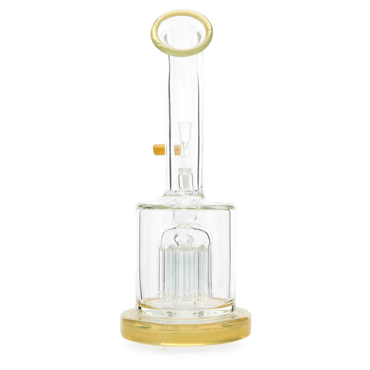 Best Affordable Tree Concentrate Rig Perc Water Pipe  Buttery Gold color accents