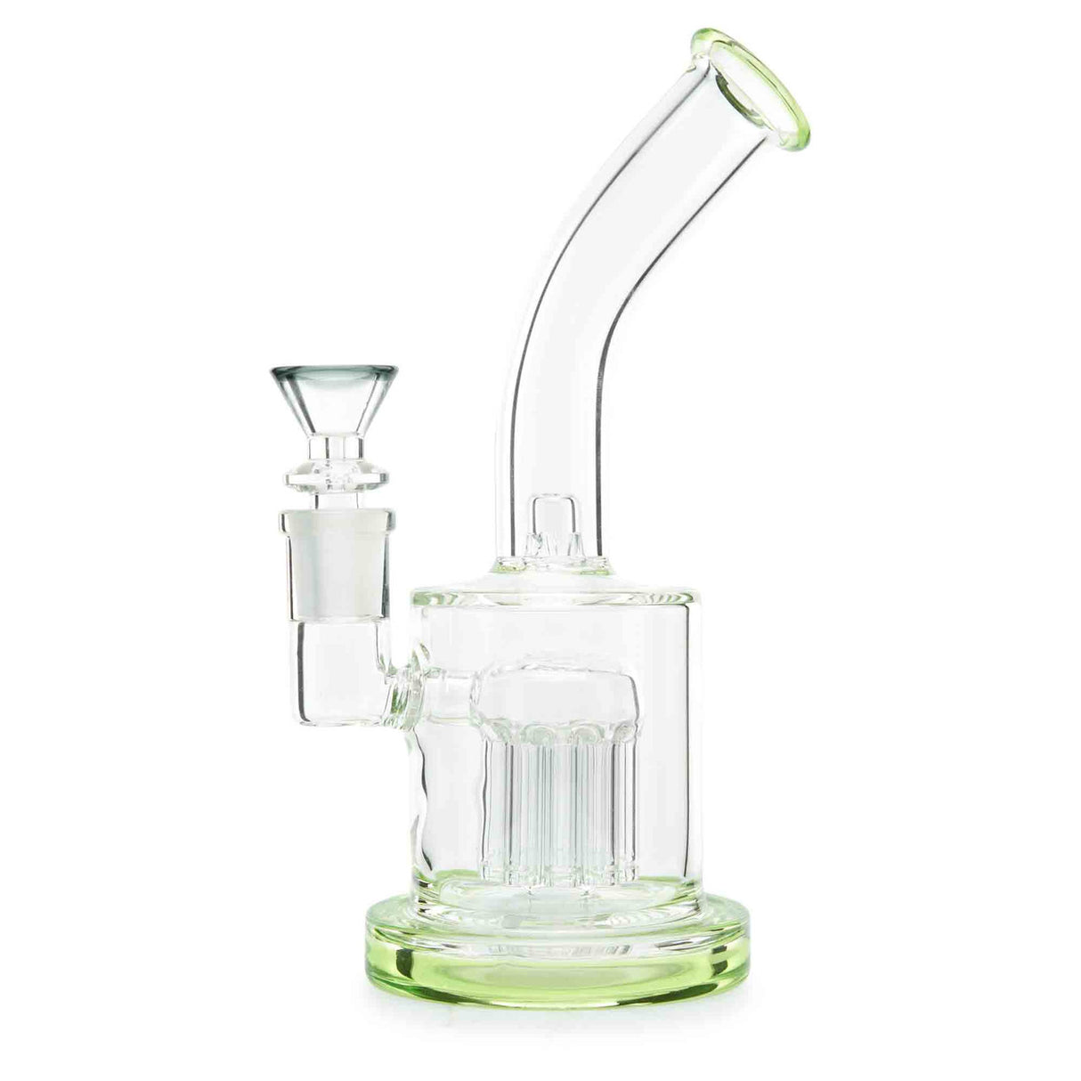 Best Affordable Tree Concentrate Rig Perc Water Pipe  Crystal Clear Ooze  color accents