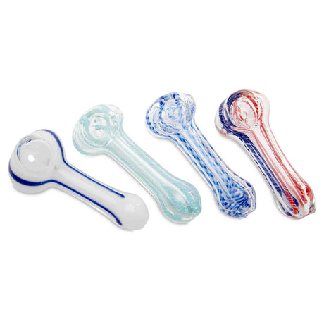 Colorful small spoon hand pipe for dry herb
