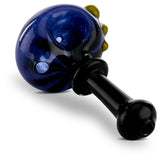 Black and Blue Swirl Hand pipe Spoon