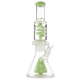 MAV Glass Slitted Pyramid Beaker Coil Slime