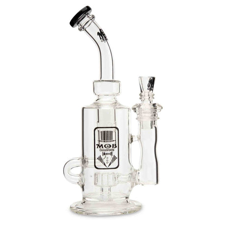 MOB Glass Internal Klein Recycler Rig  Premium Thick Scientific Glass Black Color