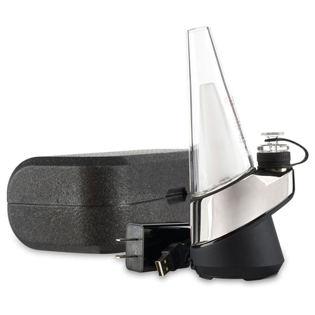 Puffco Peak Portable Concentrate Vaporizer with Clear Glass and Black Base 3