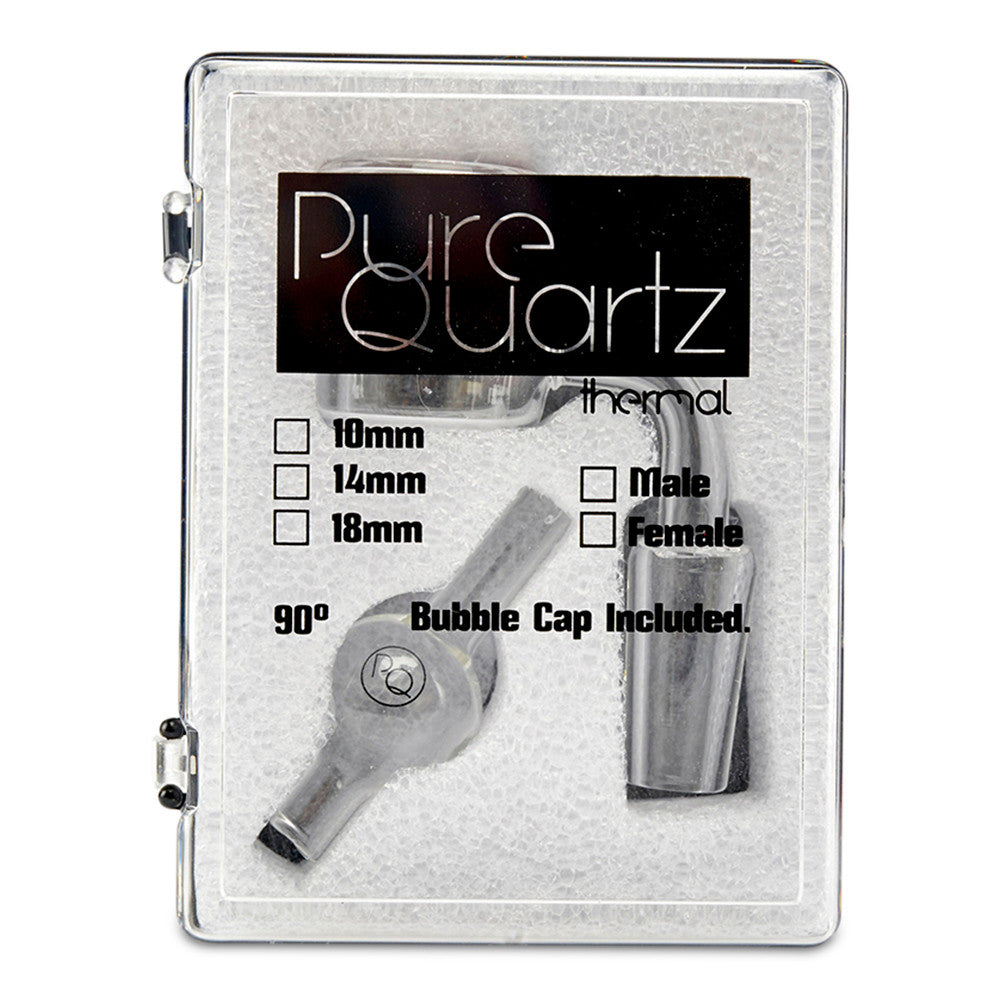 Pure Quartz Thermal Quartz Banger Nail in case