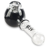 afm black spoon with hand pipe with for dry herb