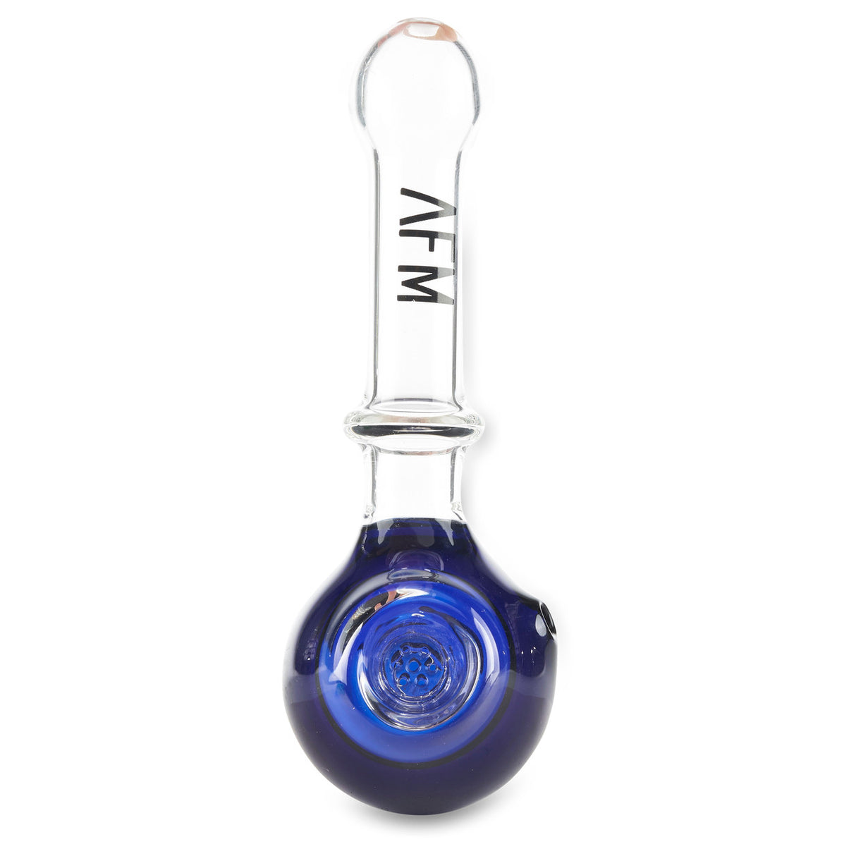 afm blue glass hand pipe with perc for sale online