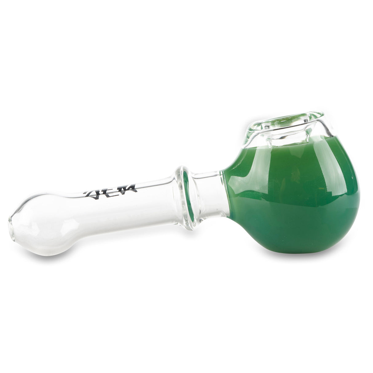 afm dark green spoon with honeycomb perc in the bowl