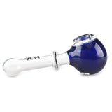 afm small glass blue spoon for dry herbs