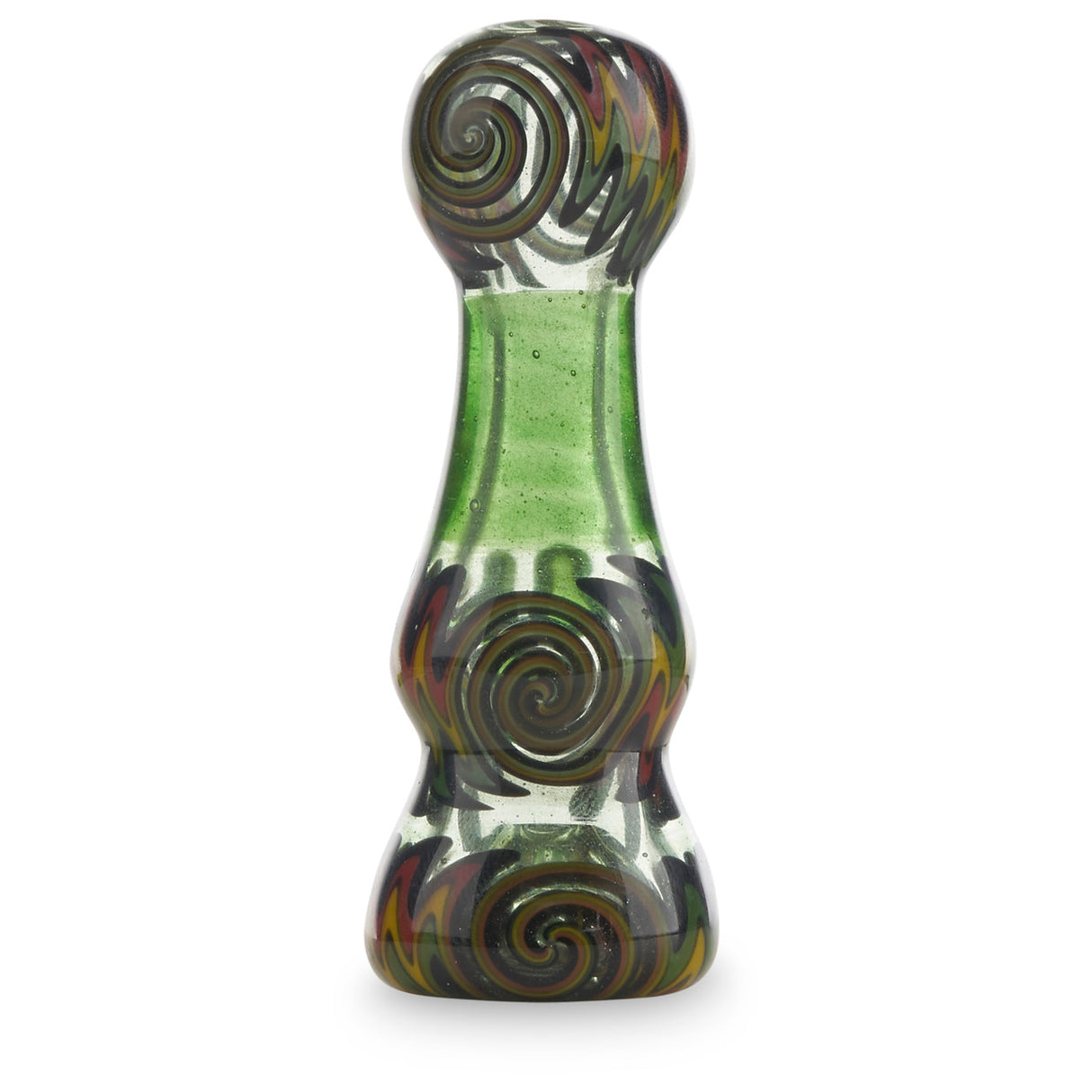 andy g glass fully worked chillum rasta linework at cloud 9 smoke co