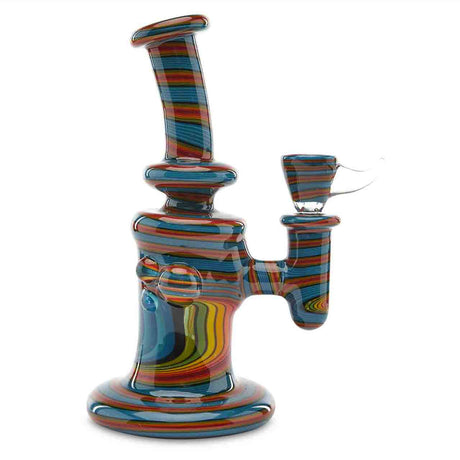 Andy G Small Line Worked Banger Hanger Mini Tube Heady Glass Dab Rig
