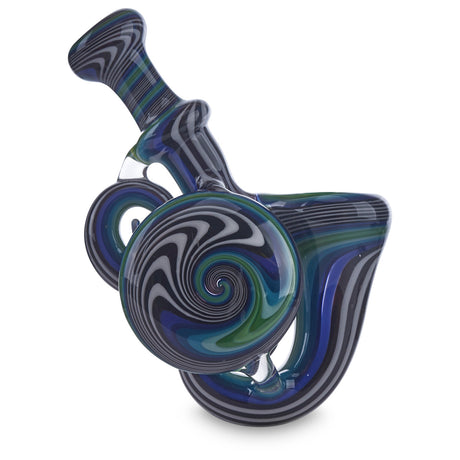 andy g worked sherlock green blue and white colored pipe