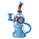 black sand dual uptake recycler blue and orange wig wag for sale online