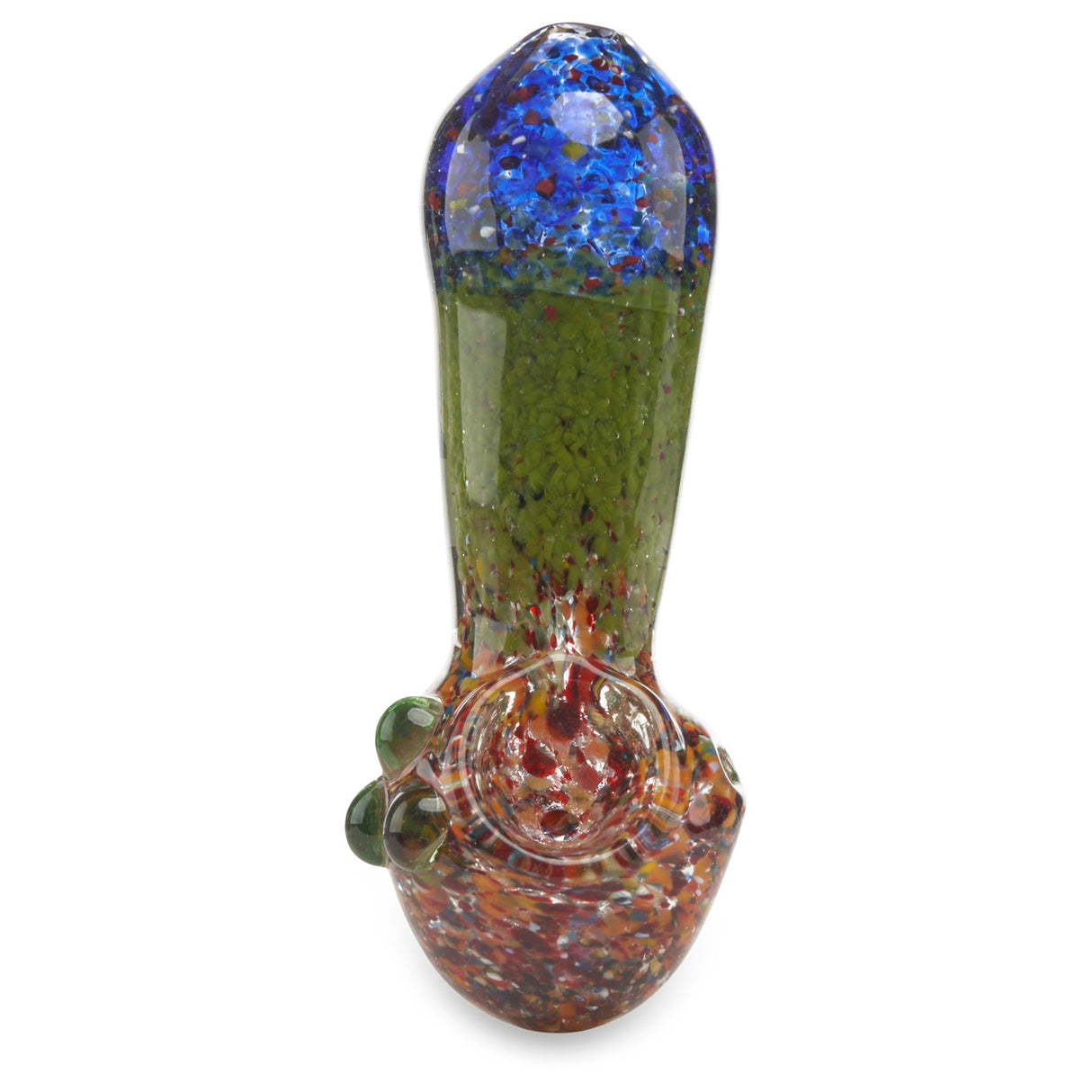 half & half hand pipe bowl for dry herbs for sale at cloud 9 smoke co