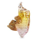 BluSun Glass Wookie Wook Pendant #110 circa. 2019 Clear citron fade