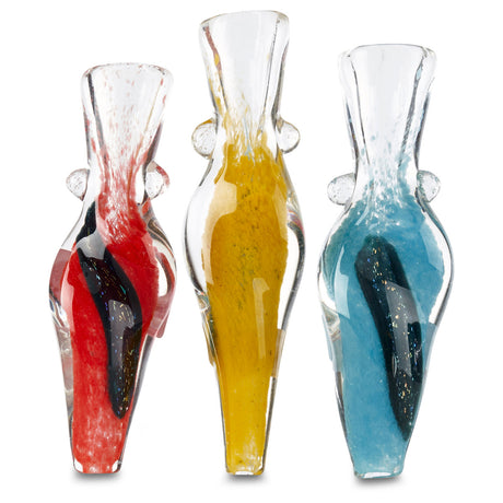 round chillum one hitter with color for sale online