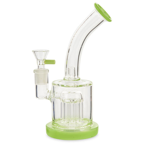 Best Affordable Tree Concentrate Rig Perc Water Pipe  Lime Green color accents