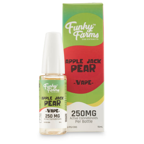 Funky Farms Apple Jack Pear 250mg CBD Vape Juice