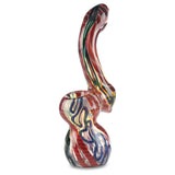 fye hand pipe bubbler with bowl for herb