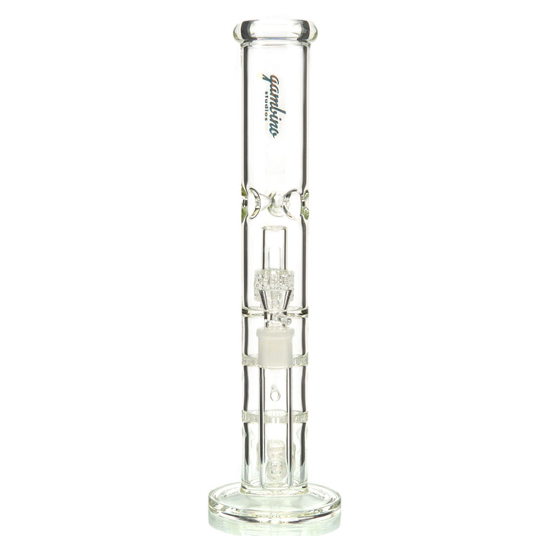 Gambino Double Honeycomb Turbine Water Pipe thick borosilicate glass water pipe