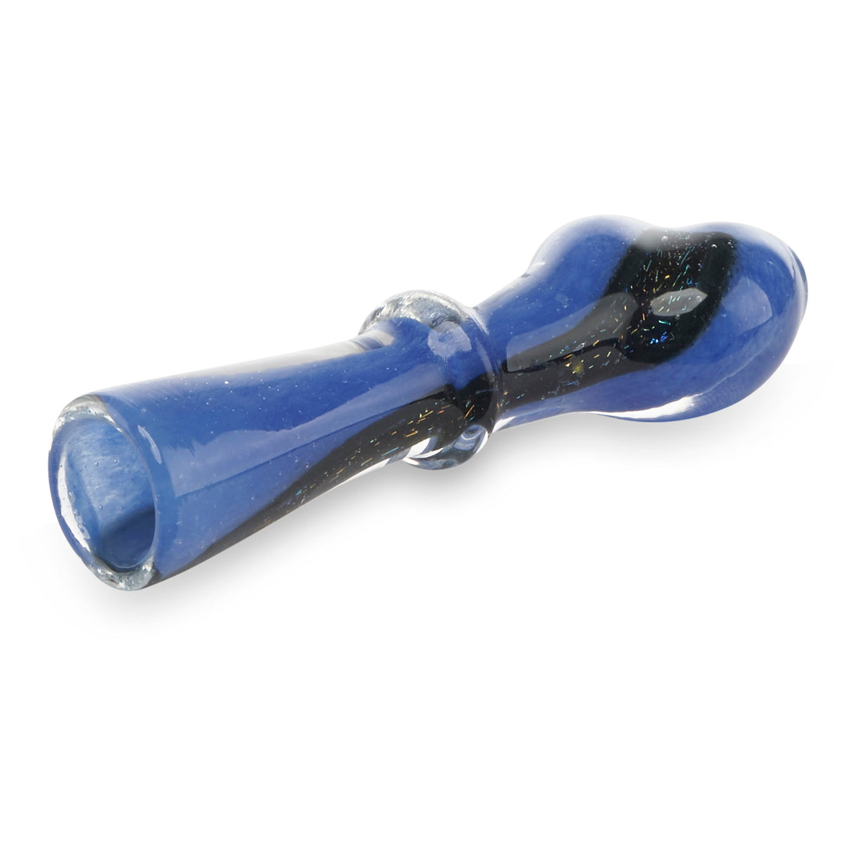 colorful glass chillum for smoking herbs