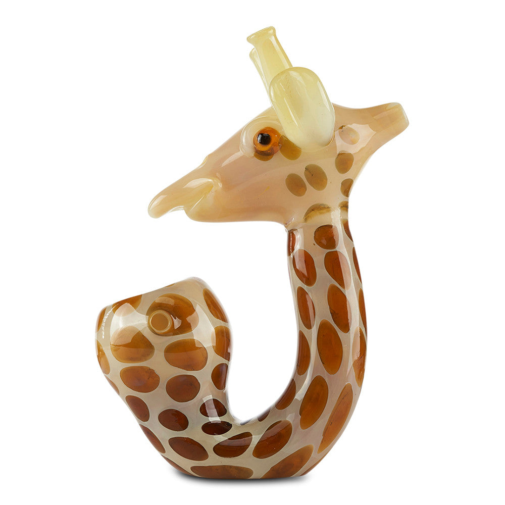 pioneer giraffe novelty spoon hand pipe bowl for herbs