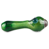 green flower spoon pipe for smoking herb for sale