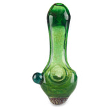 green flower hand pipe spoon bowl for dry herb